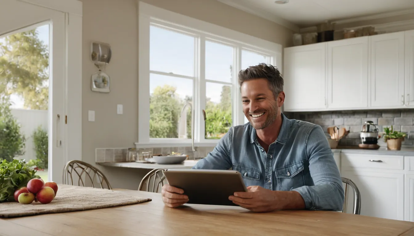 A homeowner reviewing a written garage door estimate